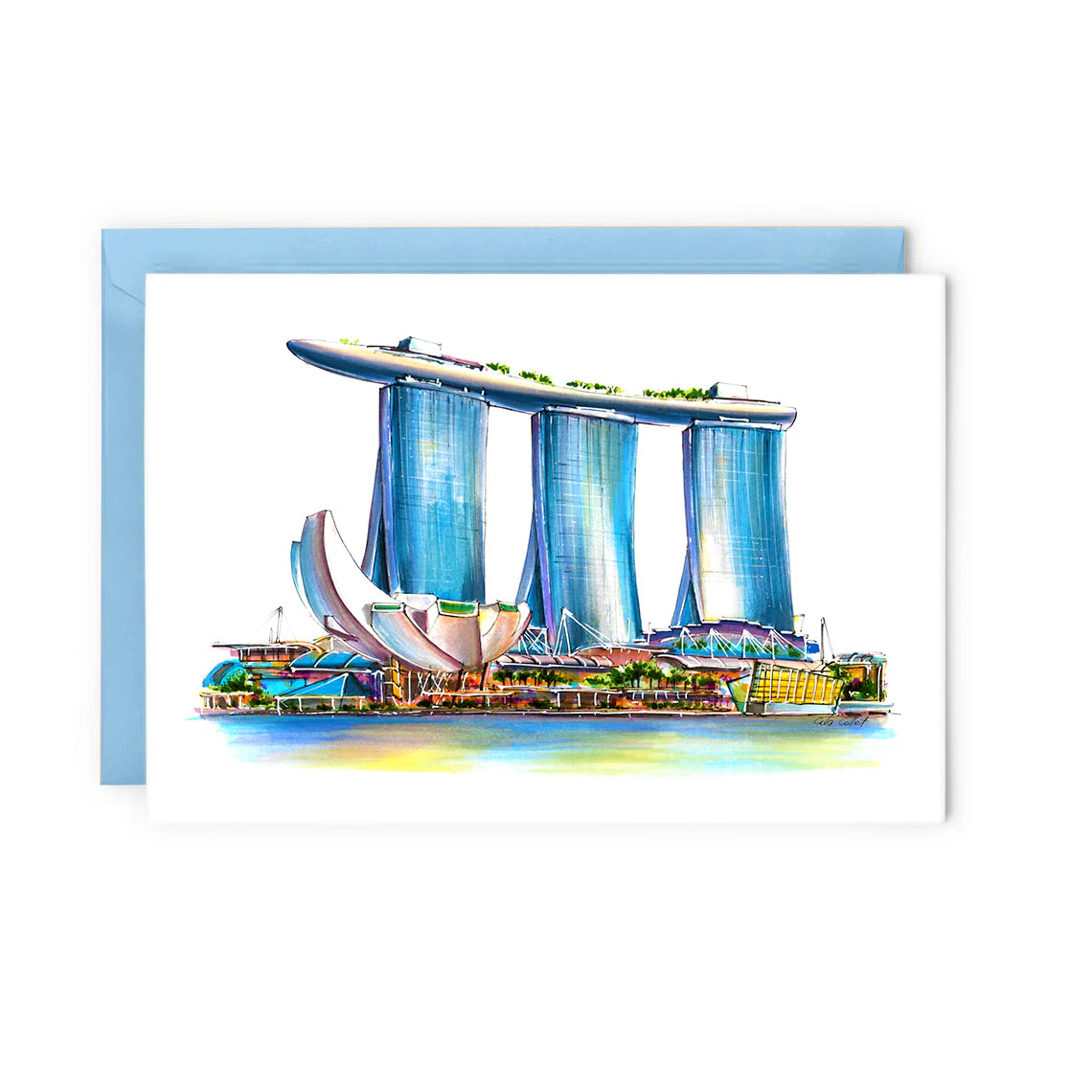 Iconic Singapore Greeting Cards (Pack of 6)