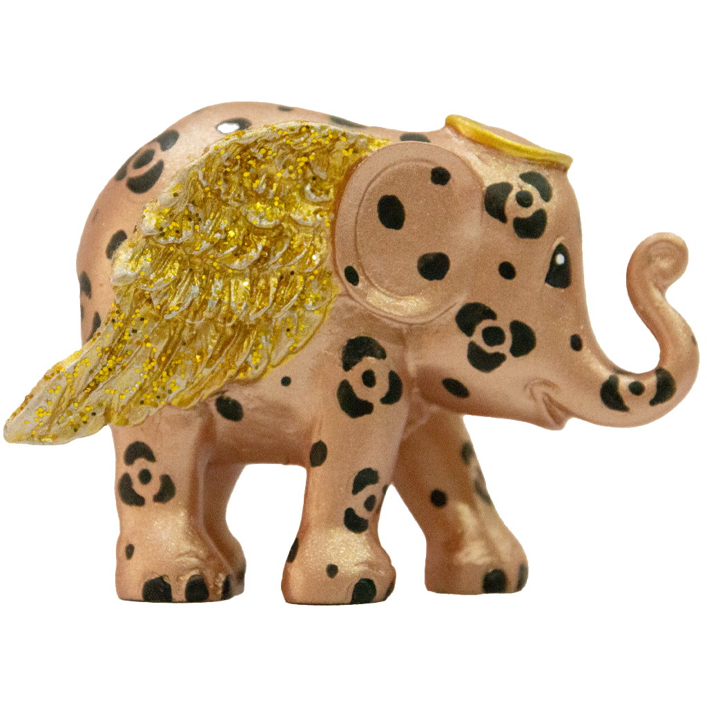 Leopard Angel Ornament