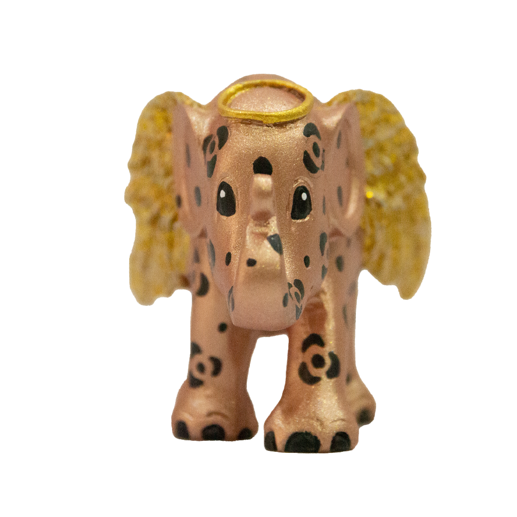 Leopard Angel Ornament