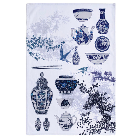 China Blue Tea Towel