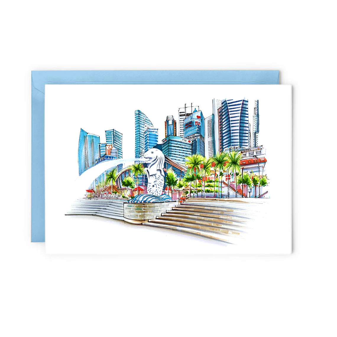 Iconic Singapore Greeting Cards (Pack of 6)