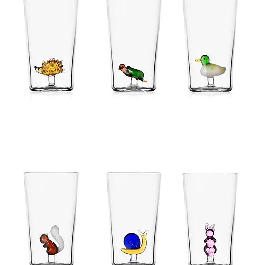Animal Farm Longdrink Glasses from Ichendorf Milano