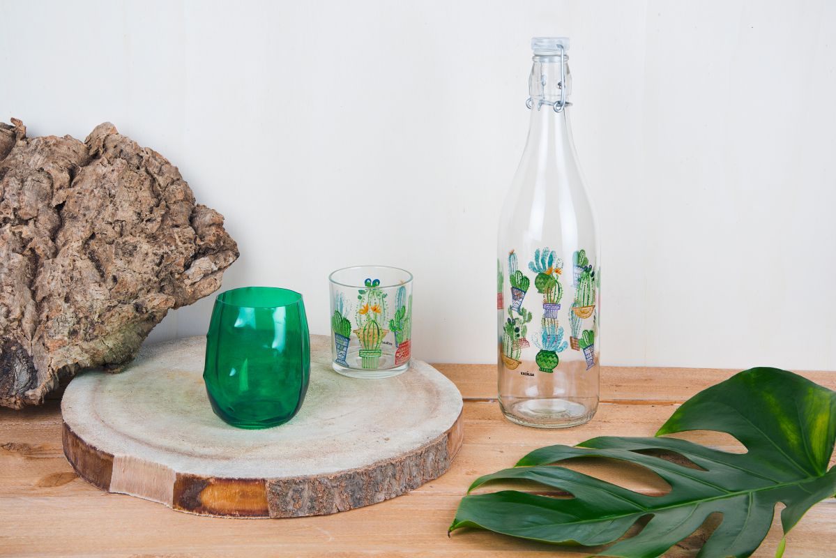 Cactus Water Bottle (1L)