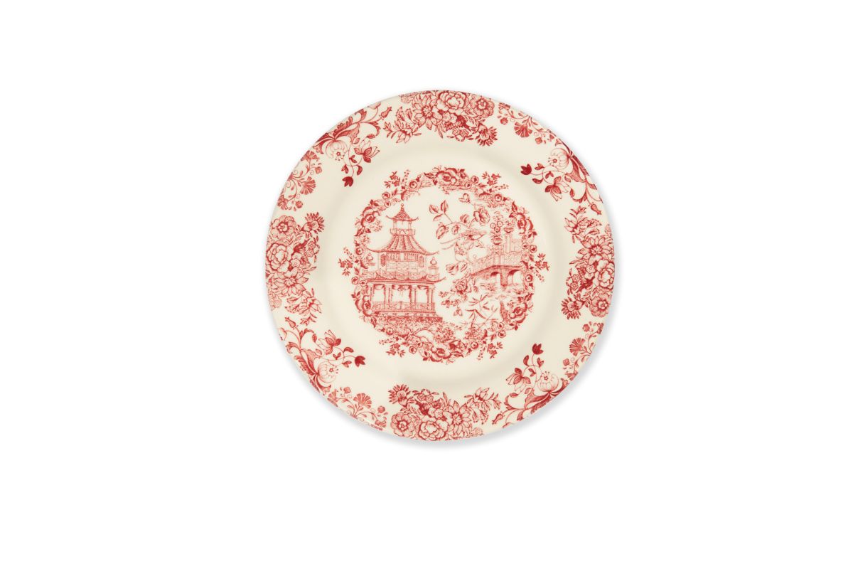 Pink Les Voyages Plates