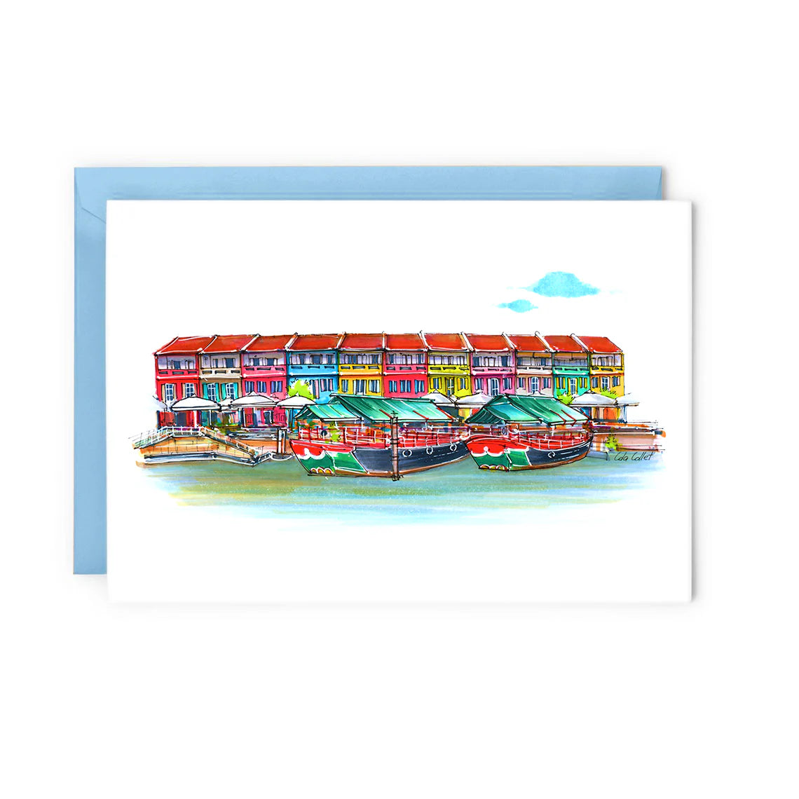 Iconic Singapore Greeting Cards (Pack of 6)
