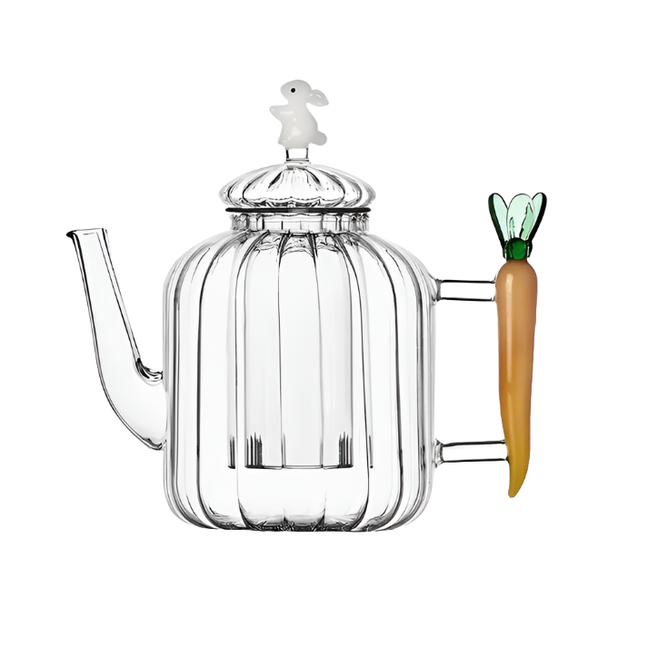 Carrot and White Rabbit Teapot  - Ichendorf Milano (Italy)