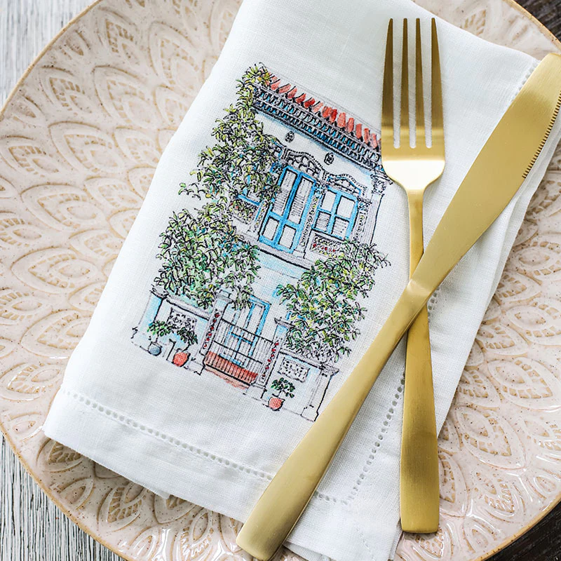 Singapore Shop House Collection Napkins (Set of 6)
