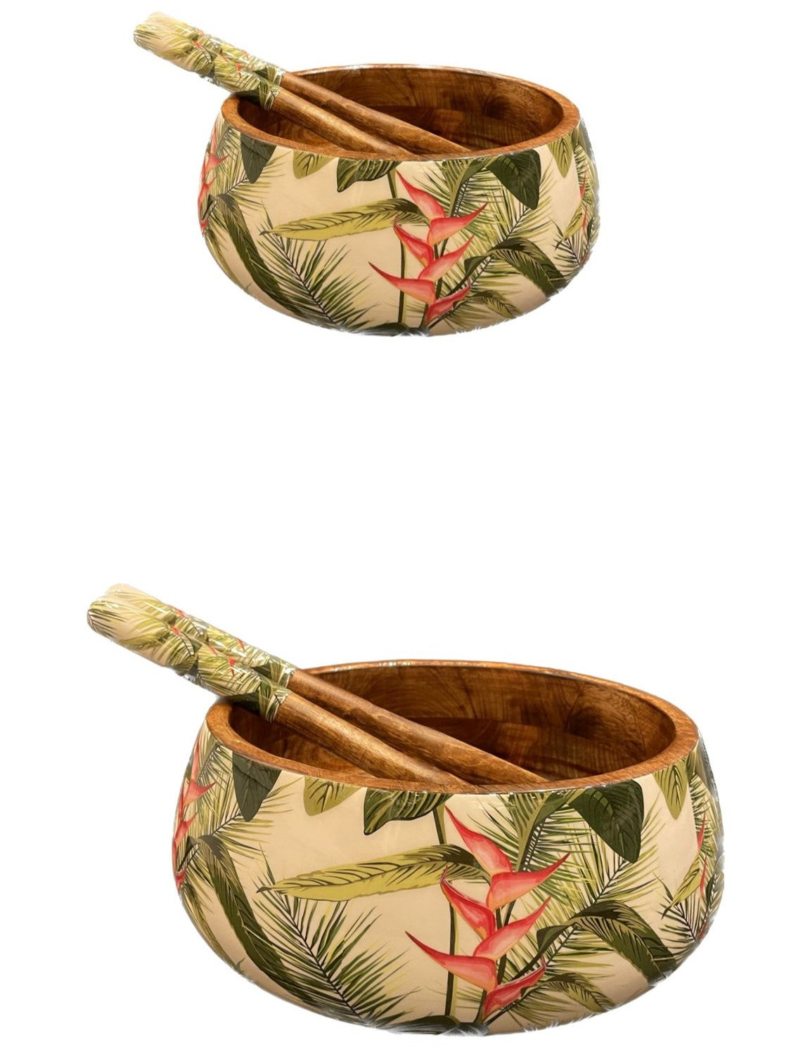 Rain Forest Salad Bowl Set