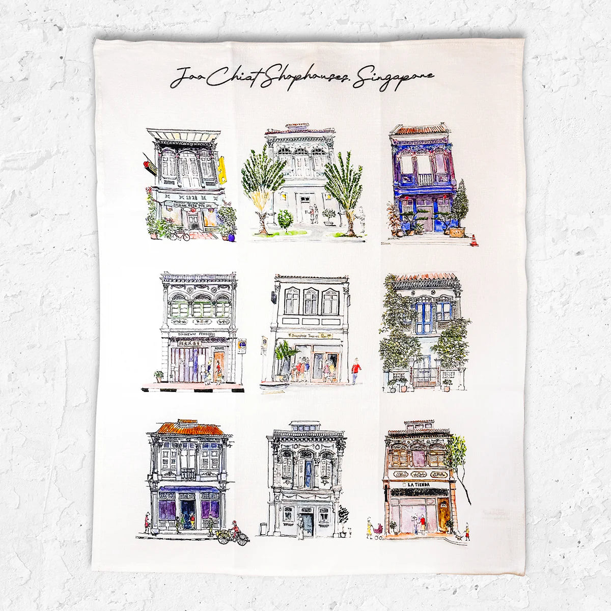 Linen Tea Towel (Joo Chiat Shophouse)