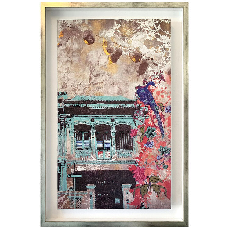 Peranakan Peacock Canvas Print