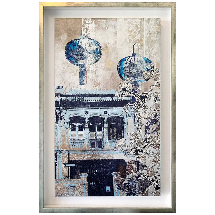 The Blue Lanterns Canvas Print