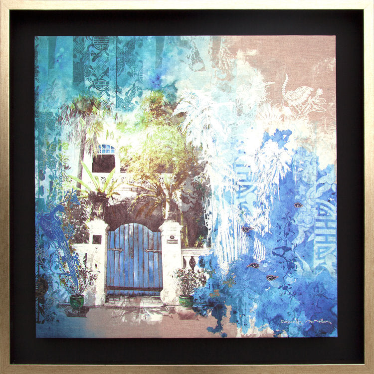 The Blue Nightingale Canvas Print