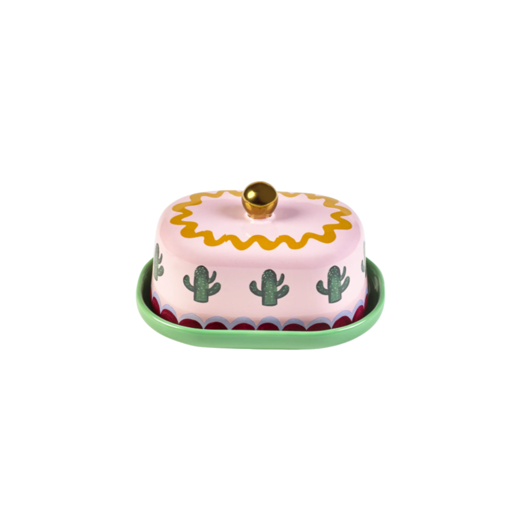 Cactus Butter Dish
