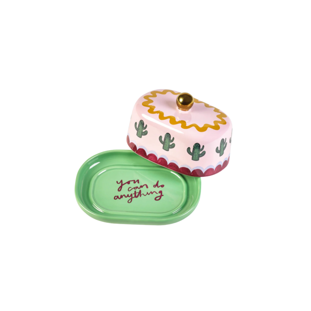 Cactus Butter Dish