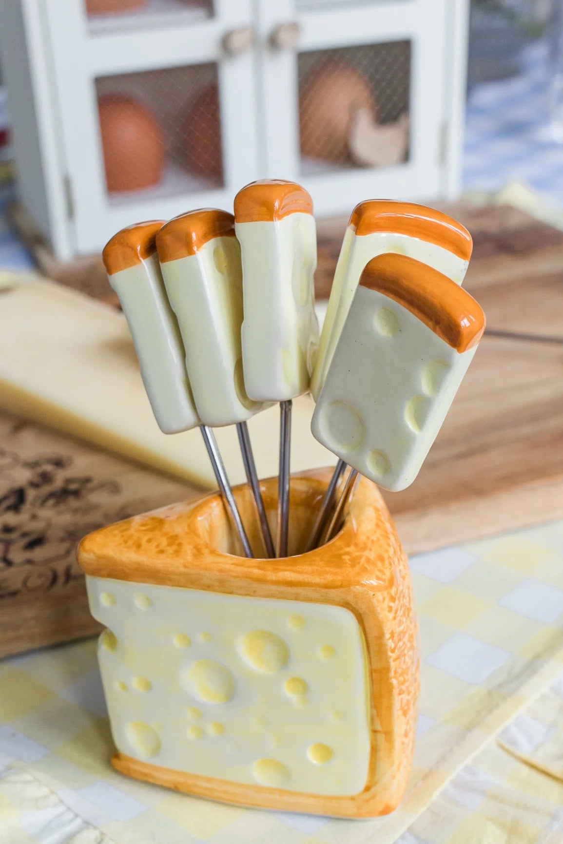 Cheese Pickers Holder Set