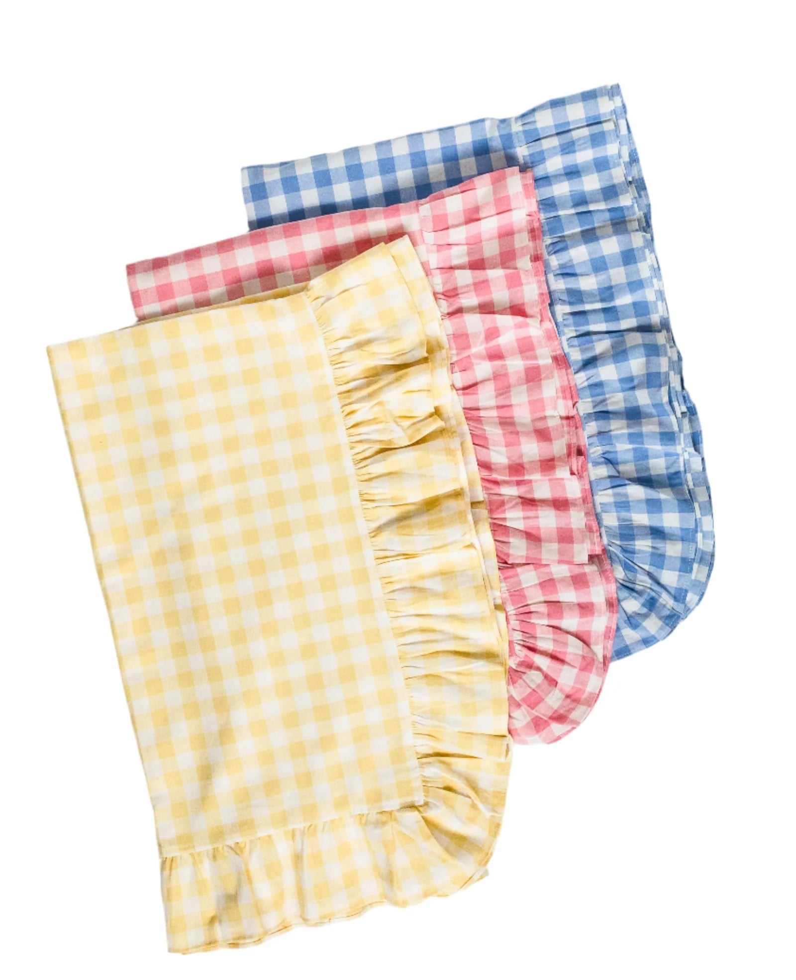 Gingham Ruffle Tablecloth