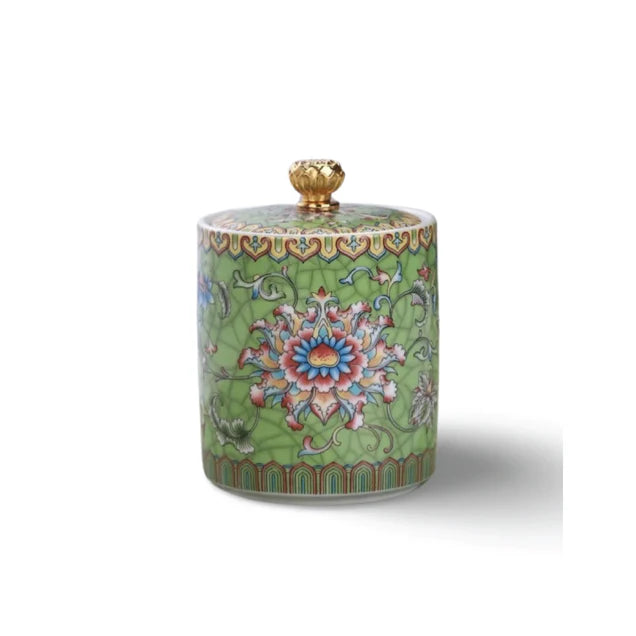 Tranquil Green Candle Jar