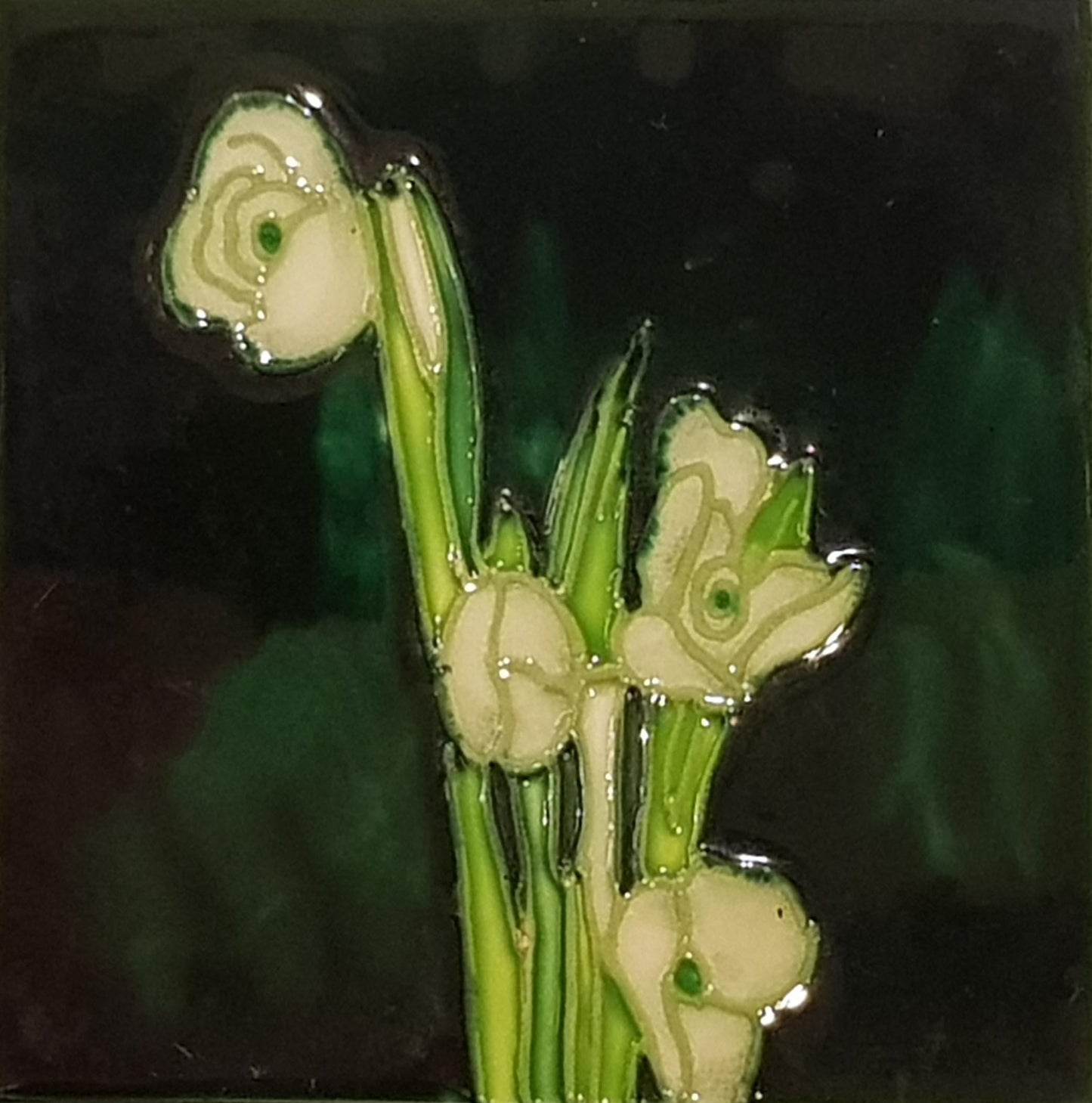 1121 Narcissus 10cm x 10cm Pureland Ceramic Tile