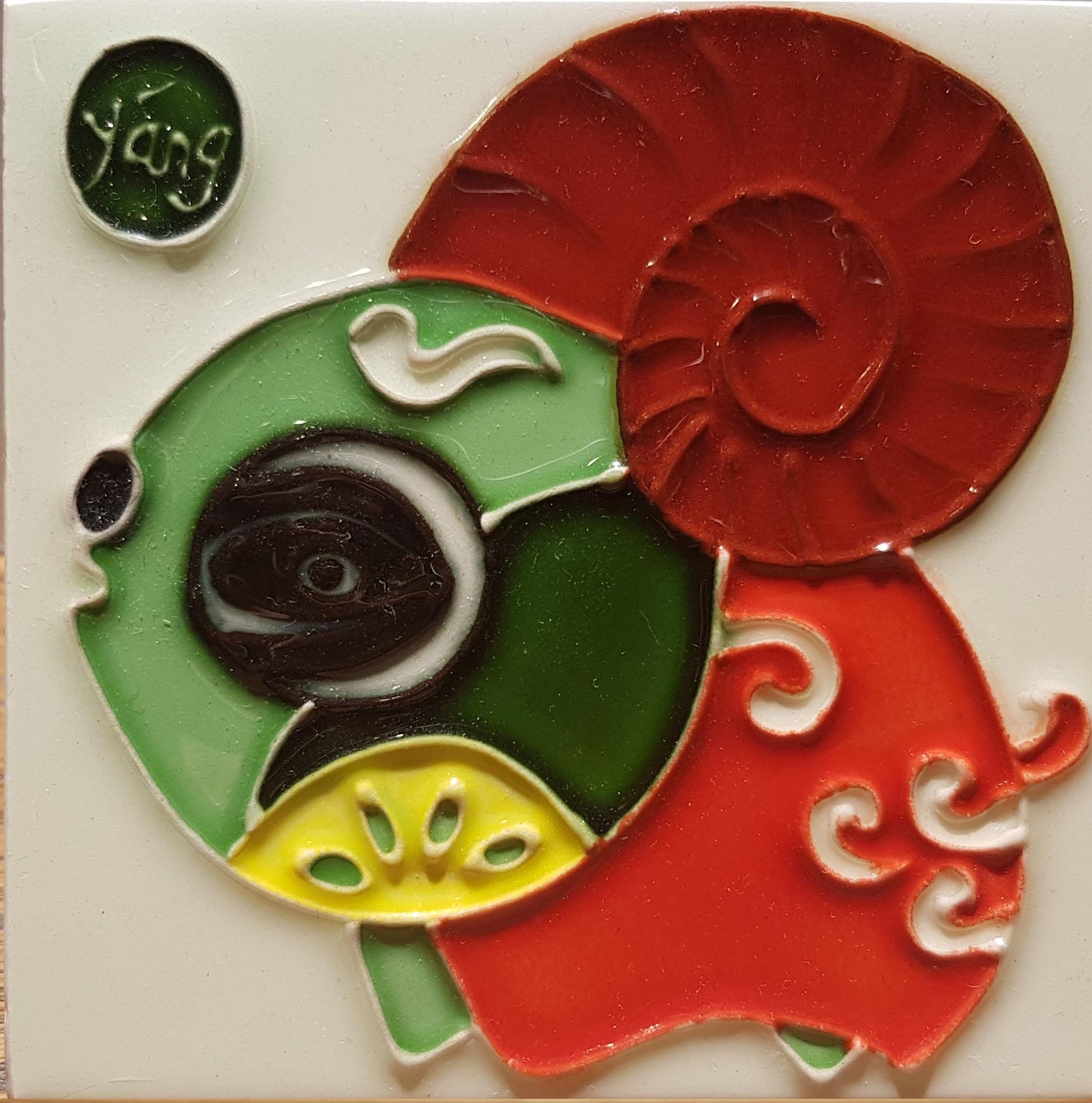 1188 Horoscope Goat 10cm x 10cm Pureland Ceramic Tile