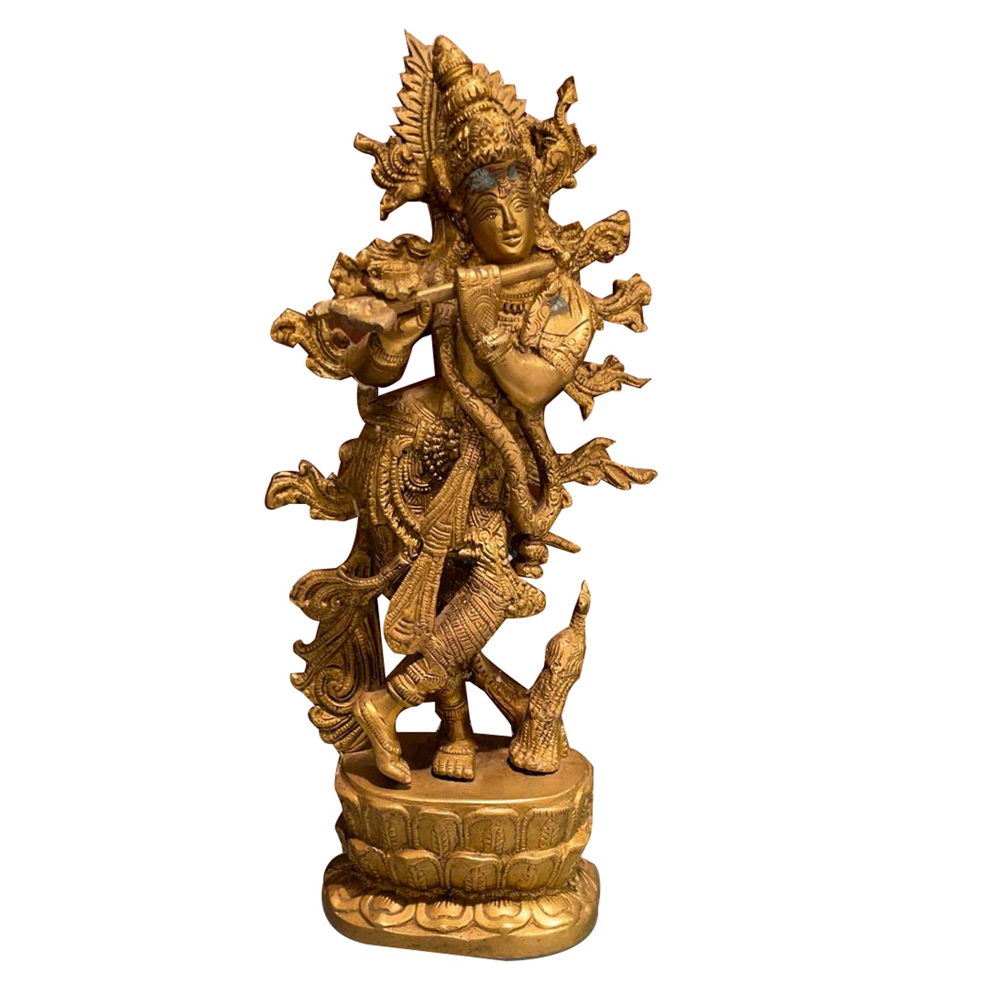 Bronze Figurine - Lord Krishna by Banyan Shade