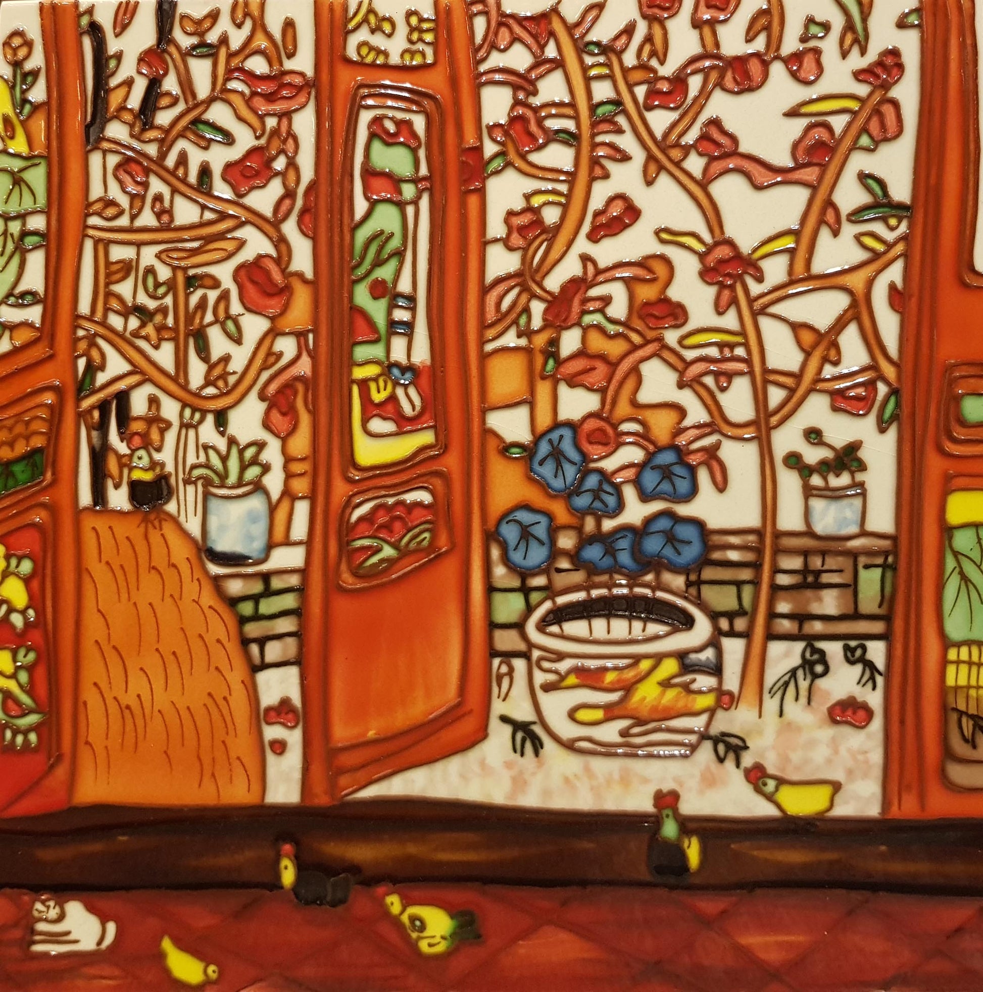 3704 Courtyard 30cm x 30cm Pureland Ceramic Tile