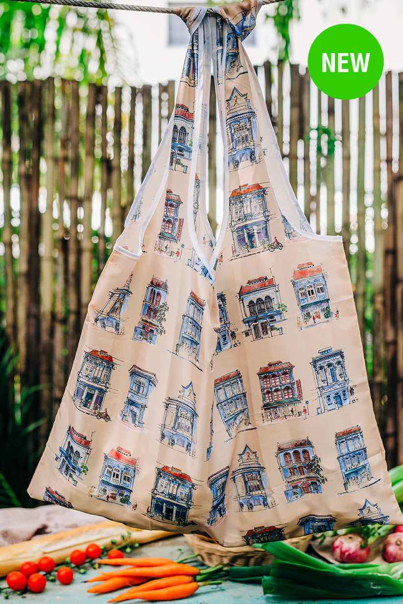 Singapore Themed Shopping Bag