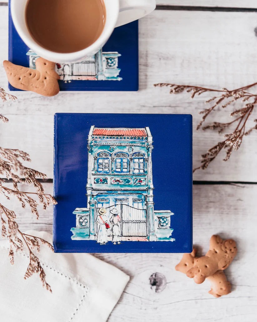 Singapore Themed Coasters - Set of 6