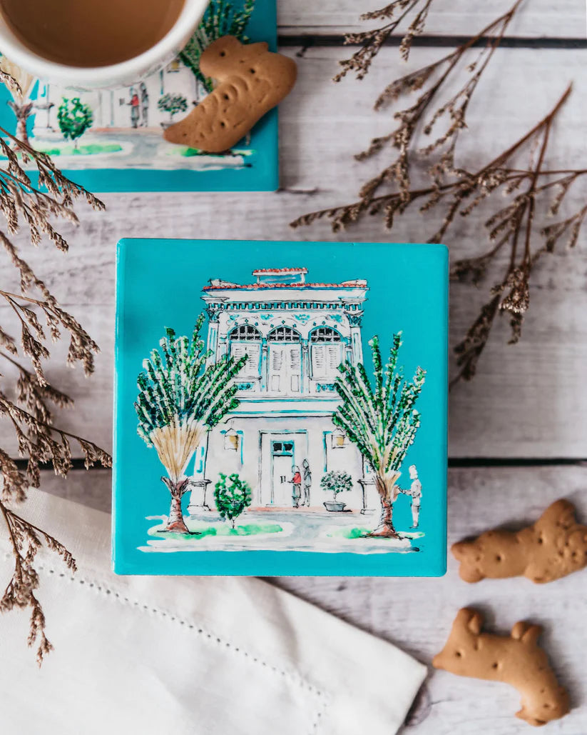 Singapore Themed Coasters - Set of 6