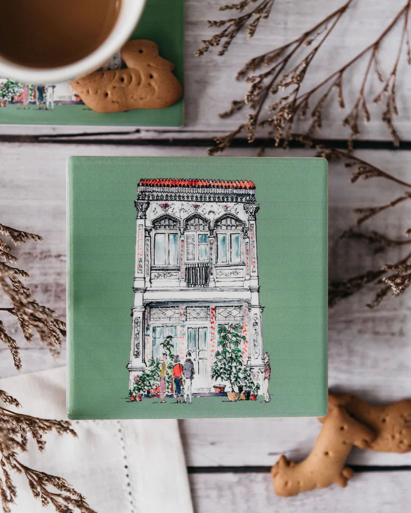 Singapore Themed Coasters - Set of 6