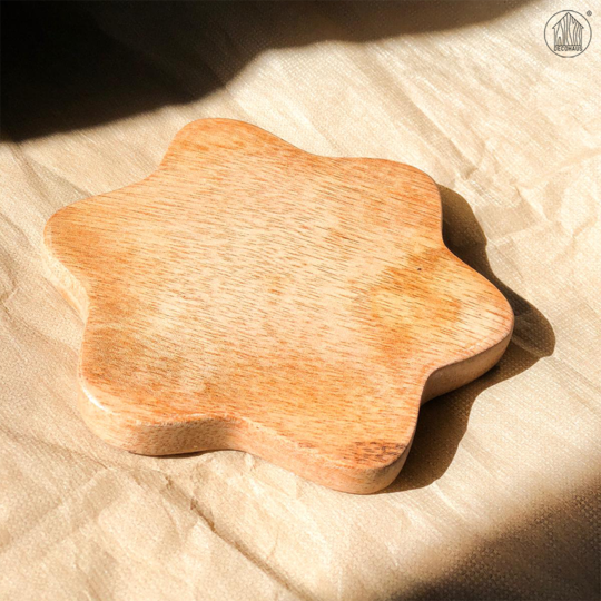 FLIORA Mahogany Coaster