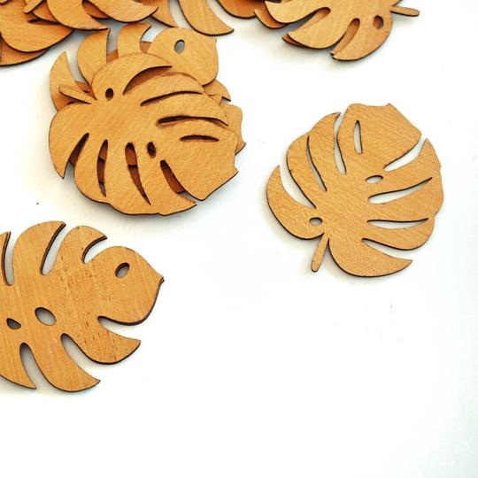 MONSTERA Teakwood Coaster