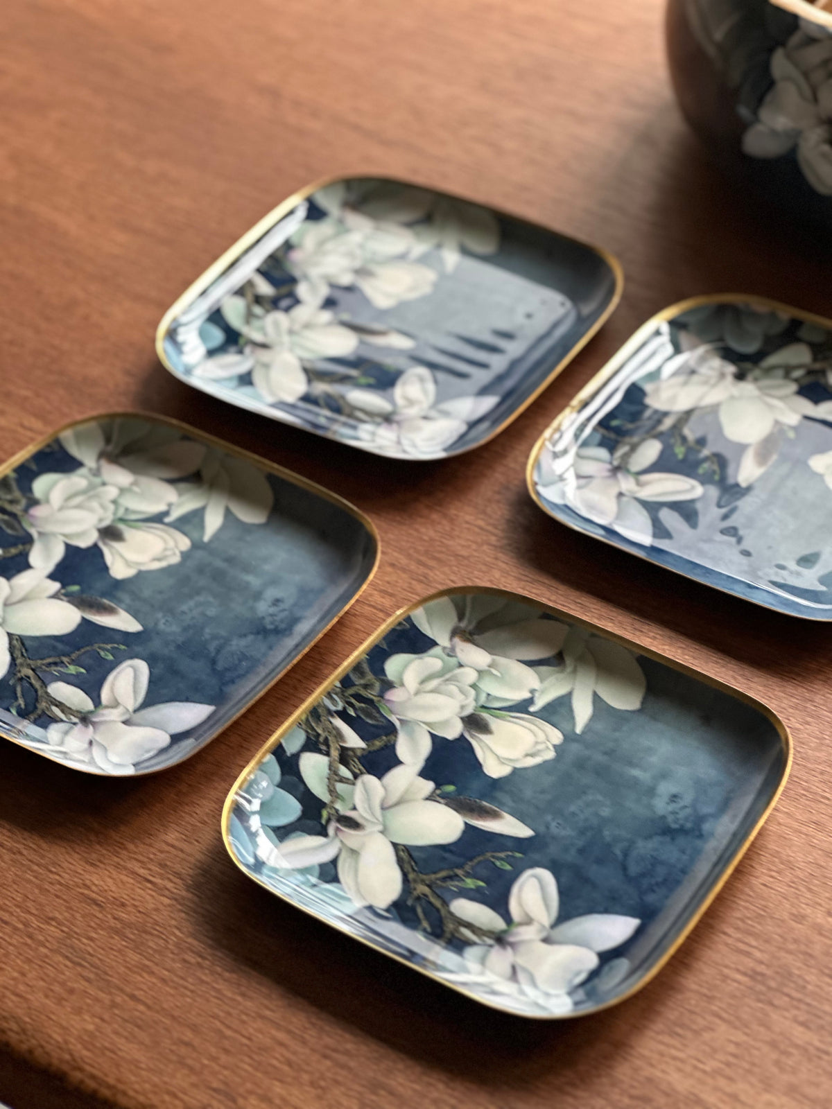 Metal Quarter Plates - Ceylon Dusk