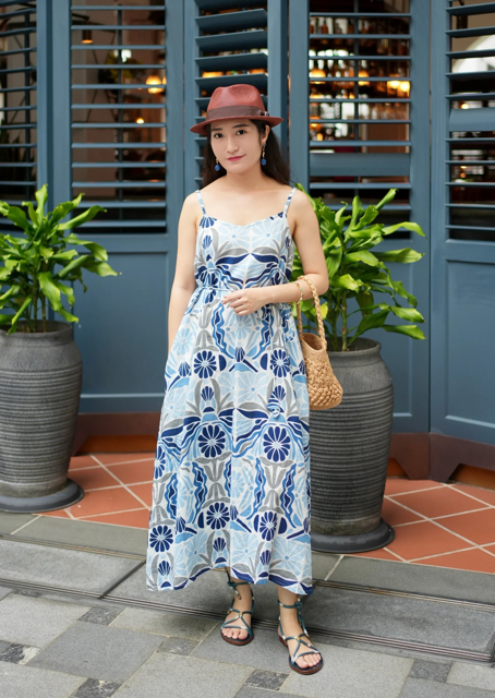 Lauren Dress - Summer Blue