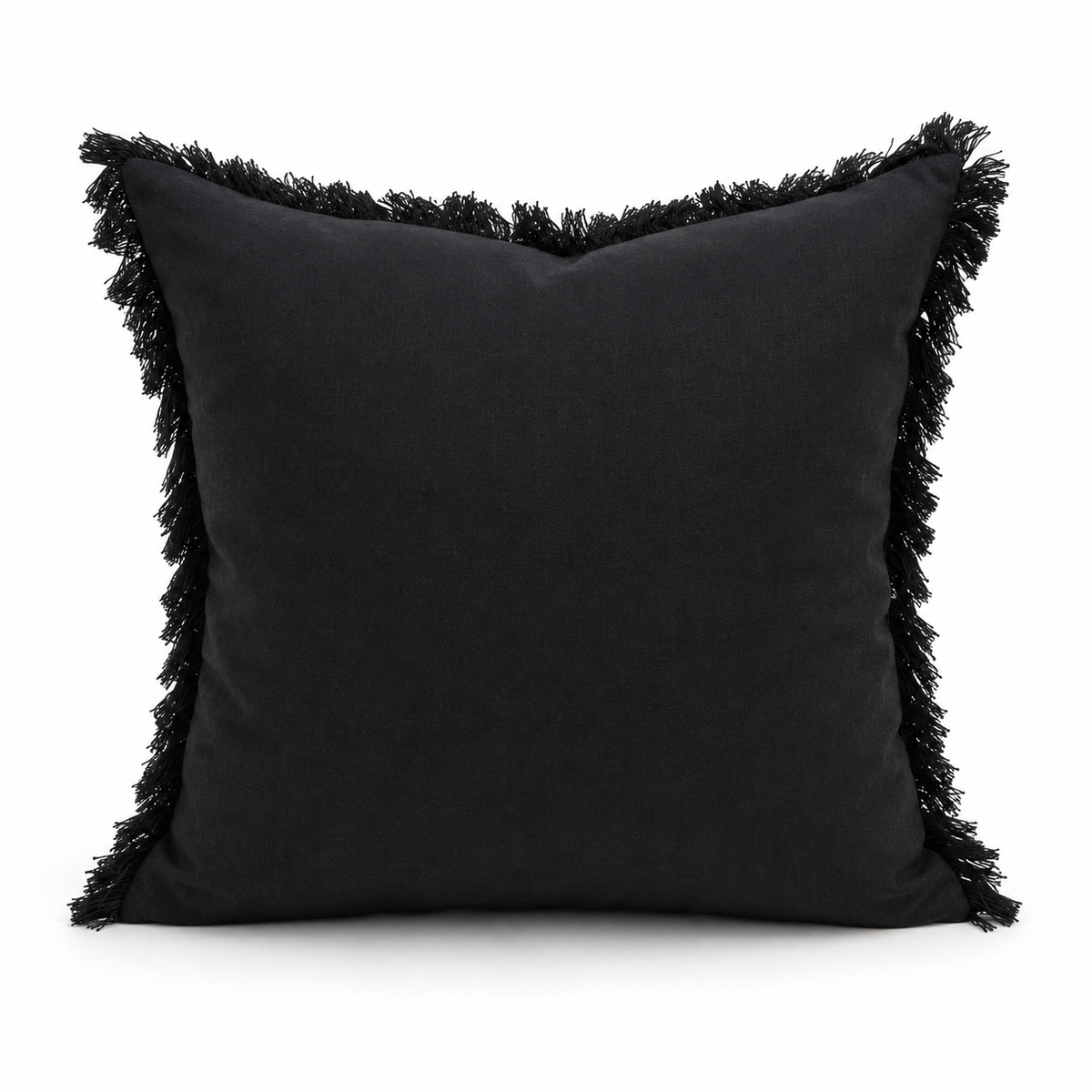 Midnight Forest Fringed Cushion