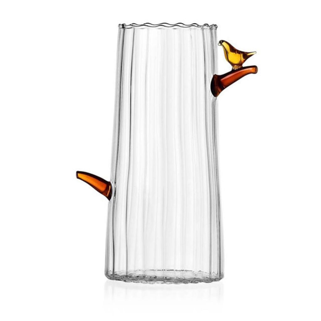 Amber Bird Vase