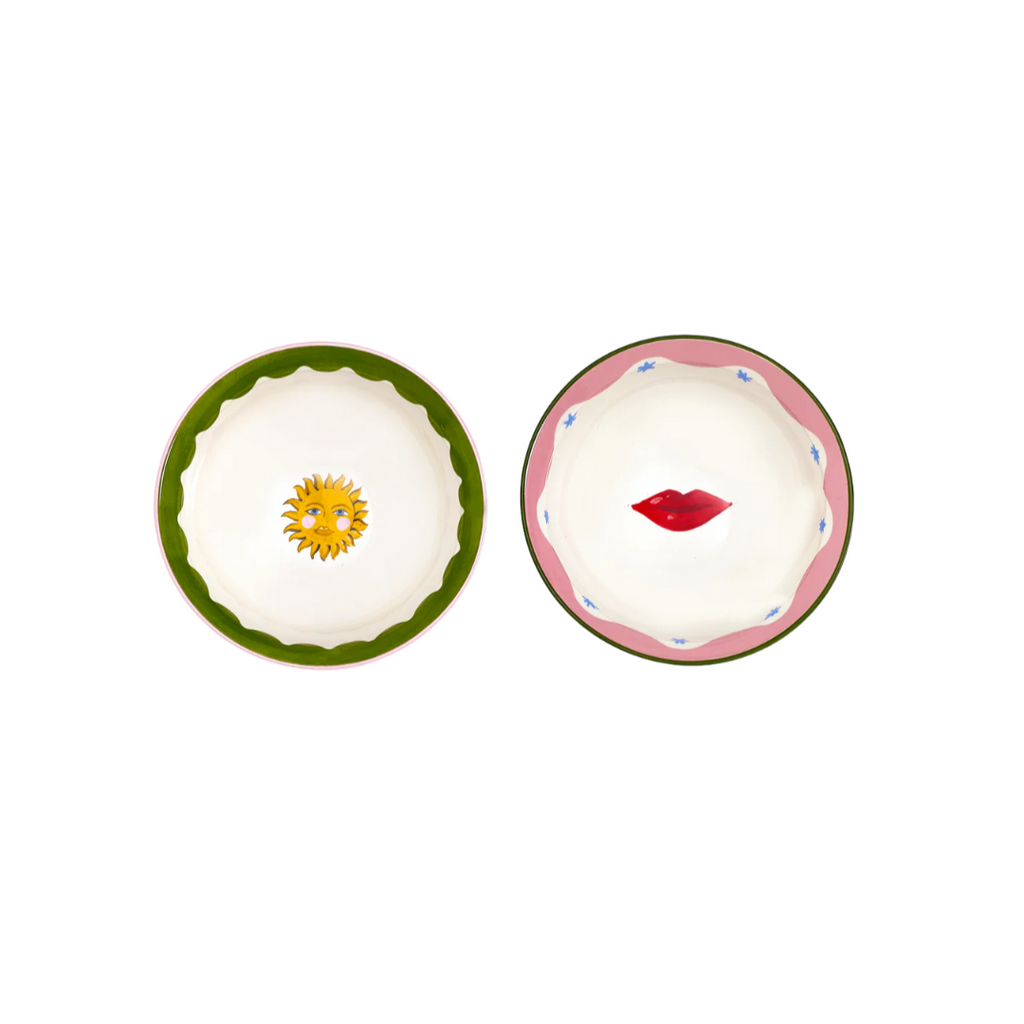 Electric Coast Sun and Lip Nibble Bowls