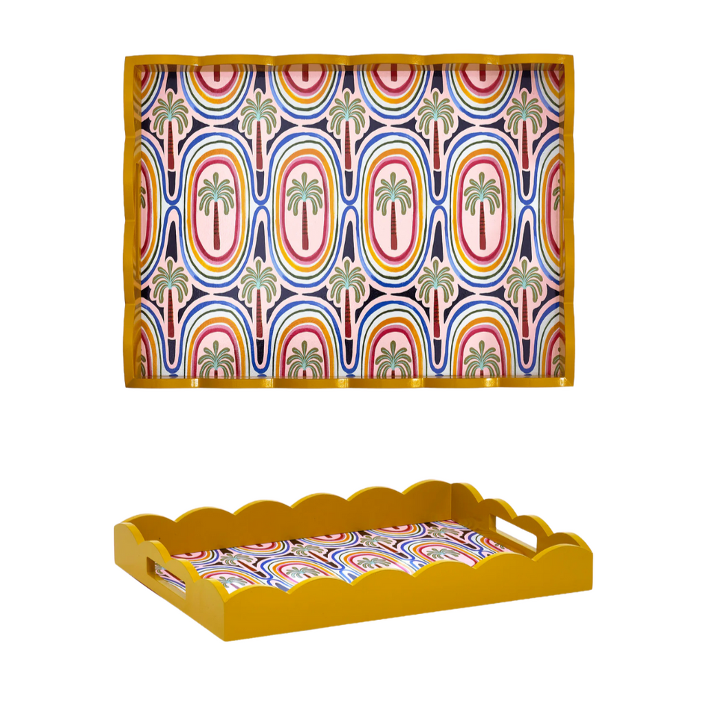 Electric Coast Palm Tree Tray