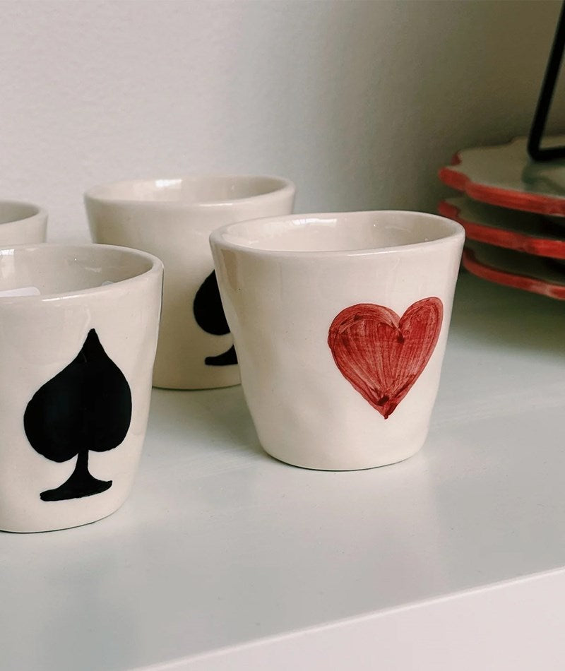 Queen of Hearts Espresso Cup