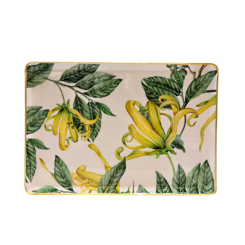 Metal Rectangular Tray - Borneo Botanical