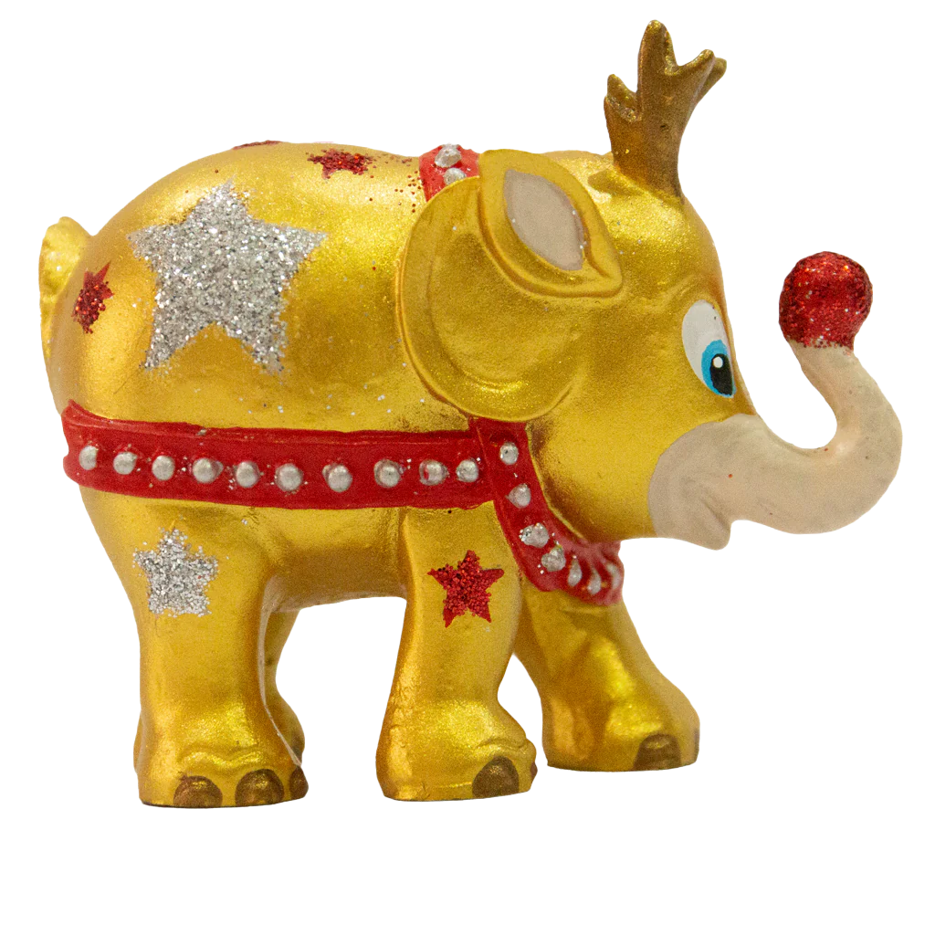 Glittering Rudolph Ornament