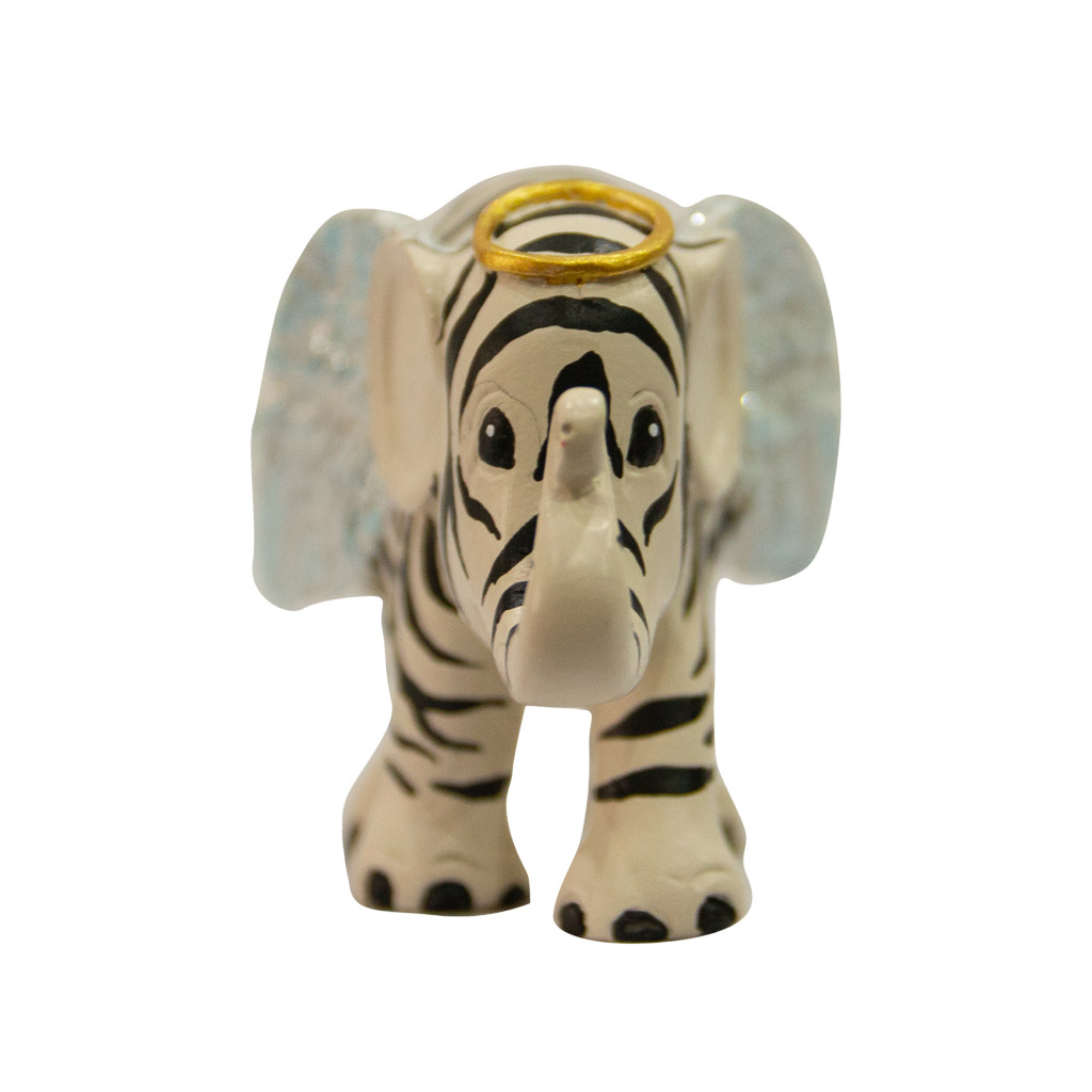 Zebra Angel Ornament