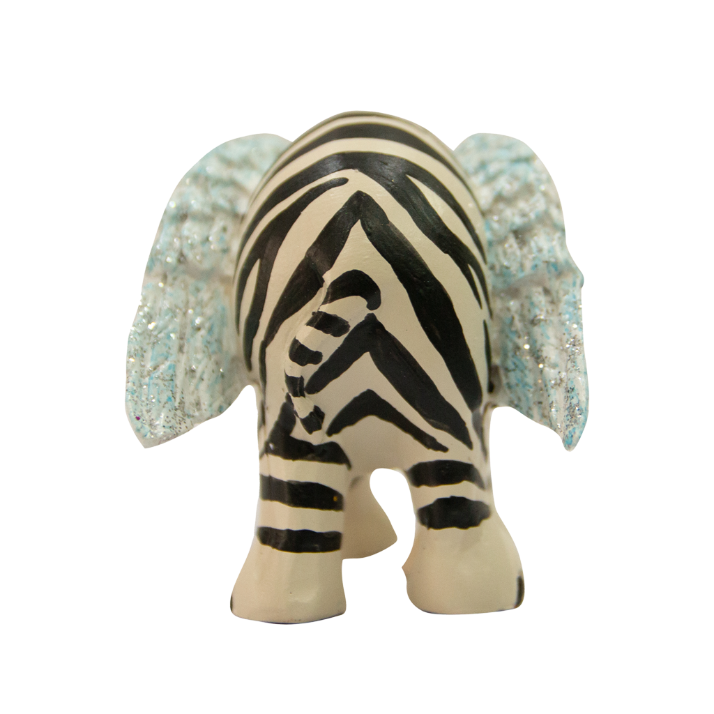 Zebra Angel Ornament