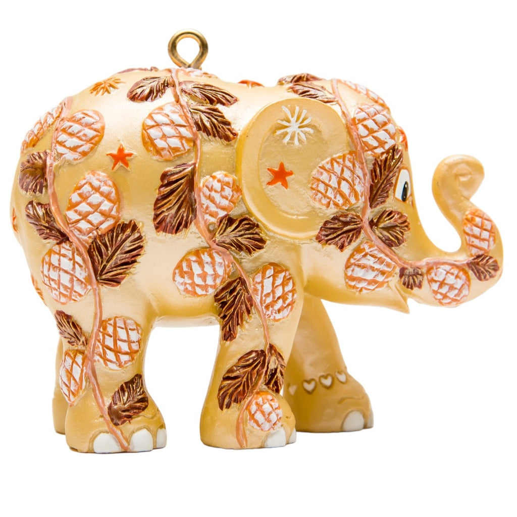 Winter Forest Gold Ornament
