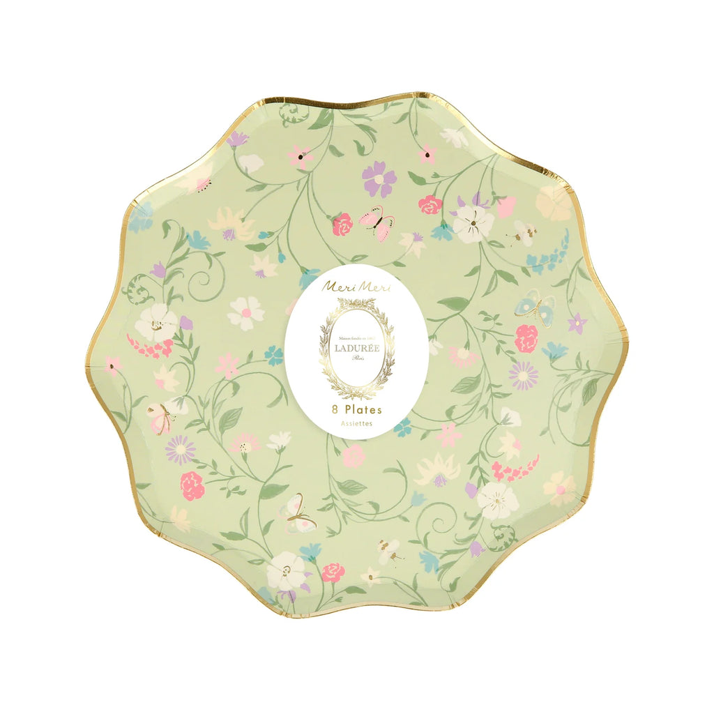 Meri Meri x Ladurée Paris Floral Side Plates (Pack of 8)