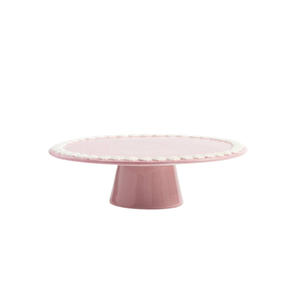 Pink Whip Cake Stand