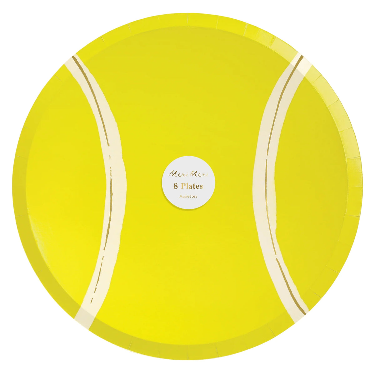 Tennis Party Plates (Set of 8)