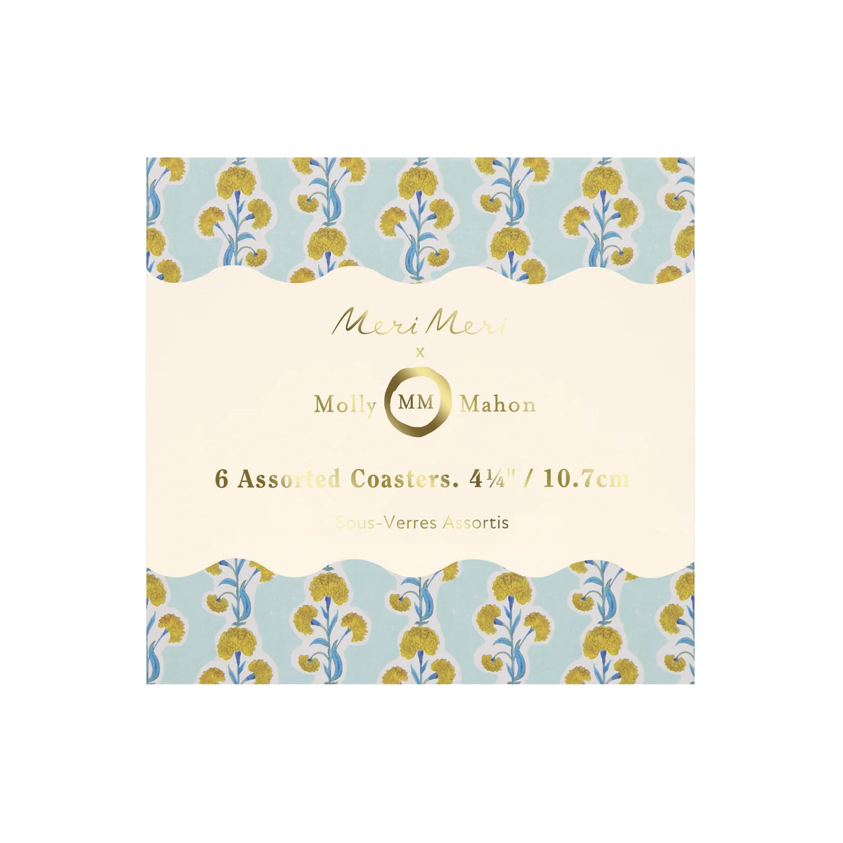Meri Meri x Molly Mahon Coasters (Box of 6)