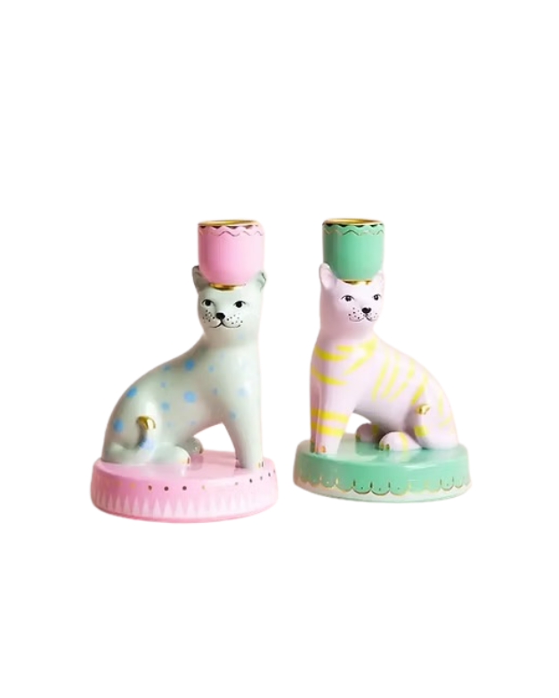 Animal Candlestick Holder Set of Two