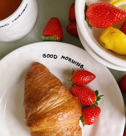 Good Morning Breakfast Plate - Anna and Nina