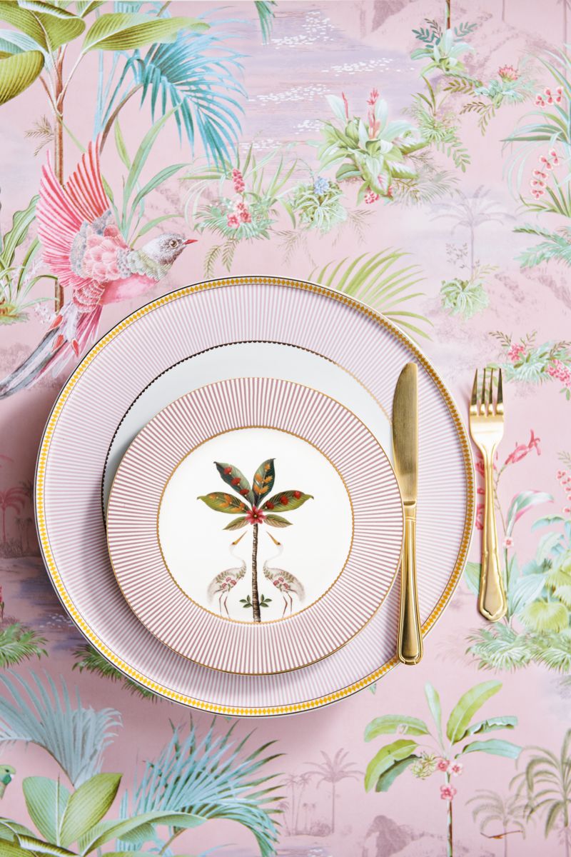 La Majorelle Pink Breakfast Plate